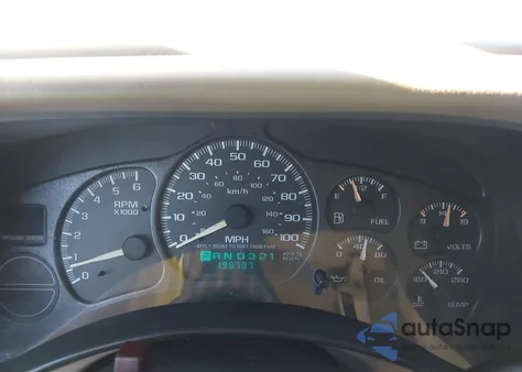 2002 Chevrolet Tahoe Lt из США, поврежденный, VIN 1GNEK13ZX2R117803